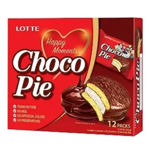 CHOCOPIE-BOLINHO DE CHOCOLATE 336G-12PCT-LOTTE-COD:8801062160709